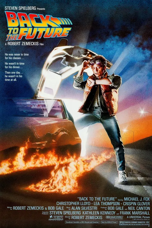 Official poster for Back to the Future (1985)